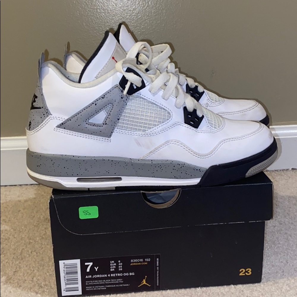 Jordan Retro 4 ‘White Cement’ GS